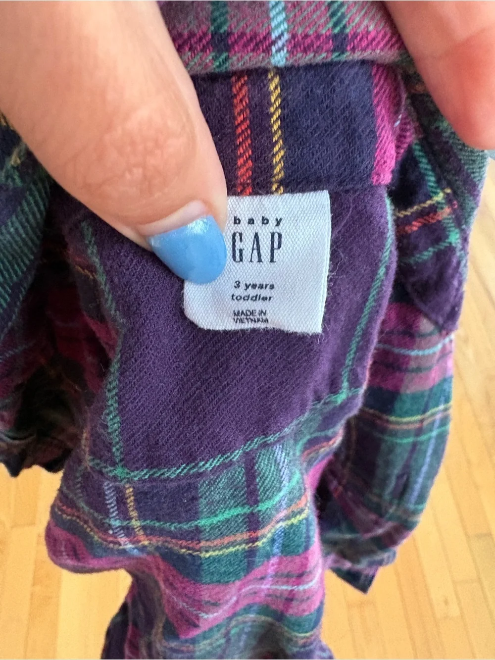 Baby gap Plaid Shirt Jacket - Purple & Green